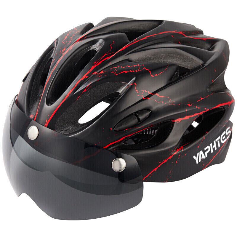 Yaphtes National Standard Cycling Helmet with Magnetic Visor