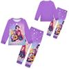 Children's Fashion Suit Skirt Round Neck Long Sleeve Top Pants