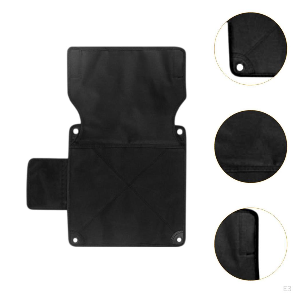 Chair Replacement Cloth for Folding Chairs with Side Pocket, Suitable Outdoor Settings