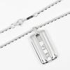 TIFFANY&Co. Atlas Bar Necklace Ball Chain Silver925 19.2g Women Used