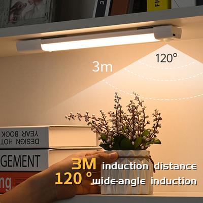 40CM Motion Sensor Under Cabinet Lights Night Light Rechargeable Wireless LED Lamp Bedroom Kitchen Closet Staircas Home Lighting