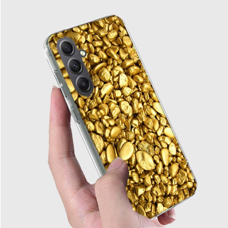 Gold Bar Wealth and Finance Phone Case for Samsung A16 A26 A36 A56 A17 A37 A57 A07 A06 A02S A03 A04S A05S Galaxy Note 20 10 A50S