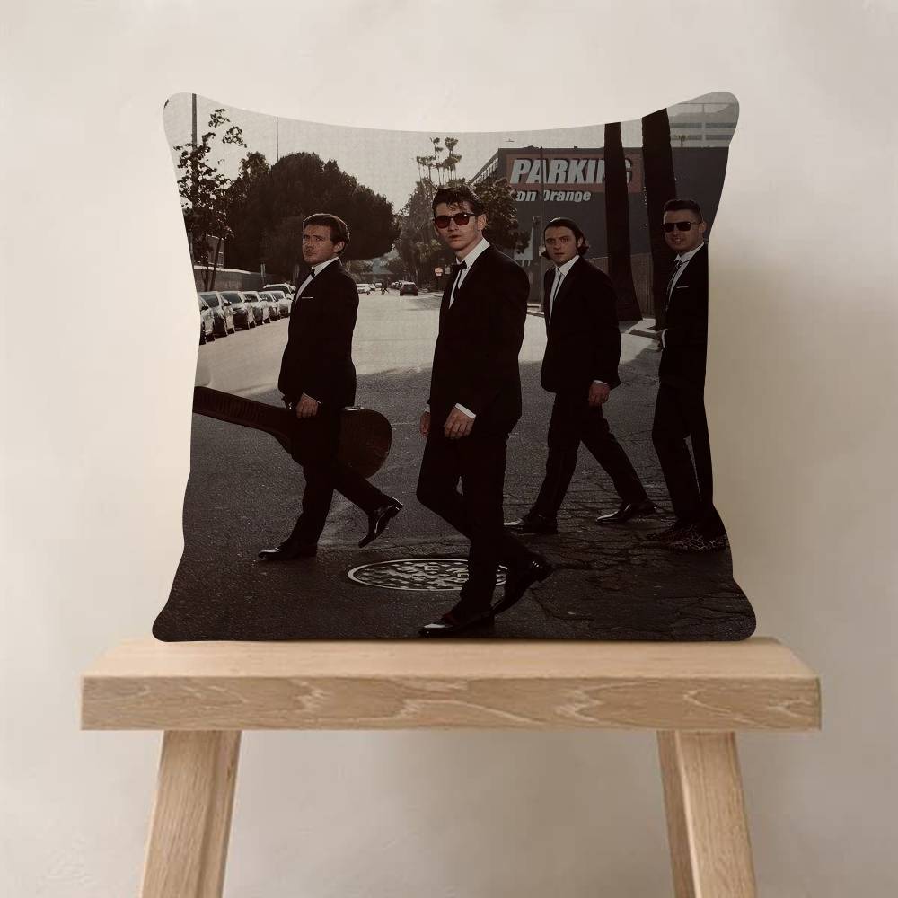 Vintage Arctic Monkeys Rock Band Music Cushion Cover Decorative Pillow Sofa Home Decor Case Pillow Cases