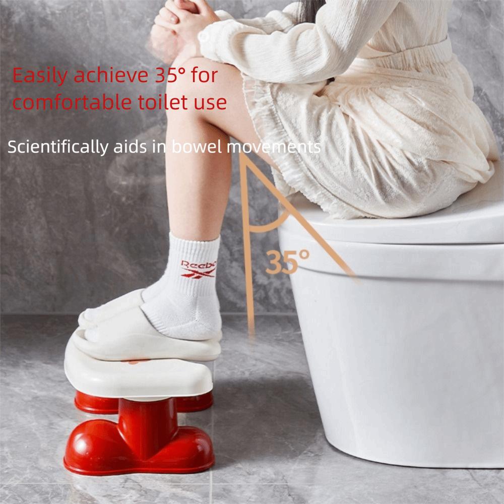 Portable Cartoon Toilet Squat Stool Removable Durable Toilet Seat Stool Non-slip Toilet Footstool Bathroom Accessories