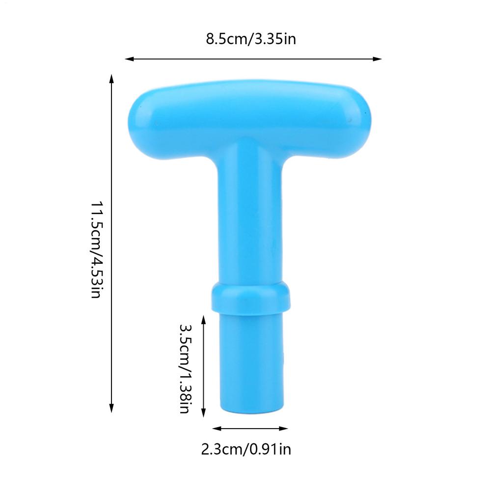 

Ручка для паддлборда Т-образная эргономичная ручка для весла лодки Водный транспорт Запасная часть для водной активности Исследование озера синий