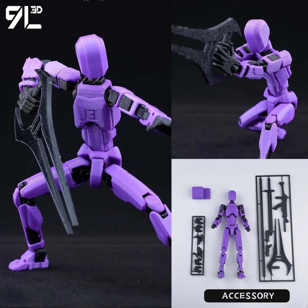(Assembly Completed) T13 Action Figure Set,Dummy 13 Robot Action Figure, Lucky 13 Collectible Action Figure Articulated