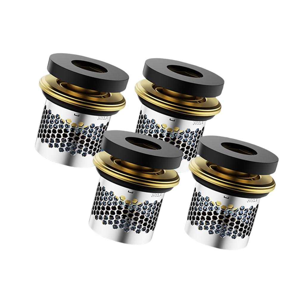 Brass Shutoff Valve Corrosion Resistance & 360 Degree Adjustment Water Vavles Leakproof Water Valves for Kitchens