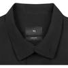 Y-3 Plain Button Long Sleeve Shirt Unisex shirts Black H63082