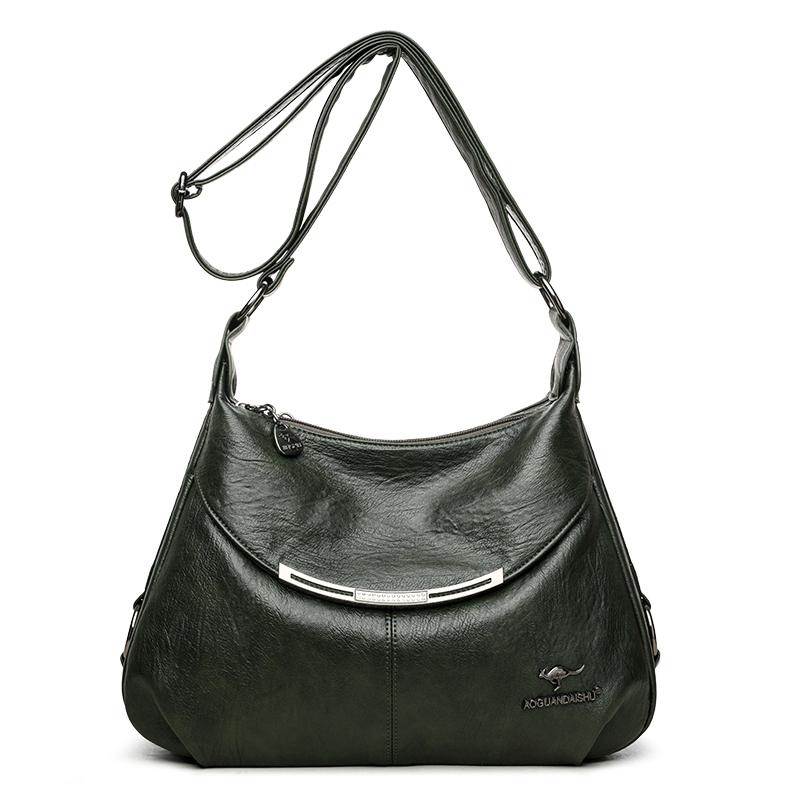 Simple Women's Shoulder Bag, Casual Crossbody Bag, Fashionable Shoulder Bag, Soft PU Leather Handbag Suitable for Daily Use and Shopping