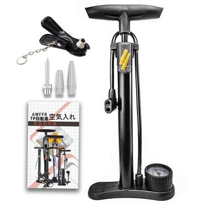 Bicycle Air Pump Compatible with British and American Valves Bicycle Air Portable Road Bike Air for French Electric and Swim Japanese Instruction