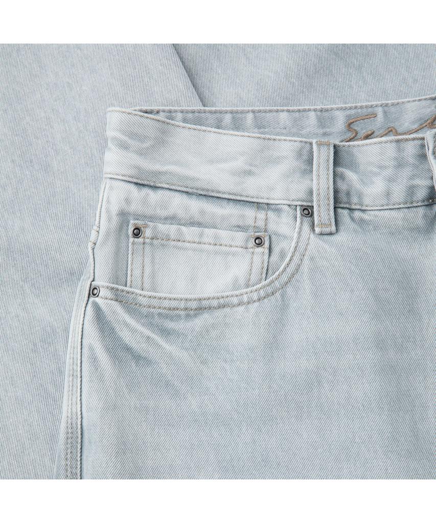 Silijeu Light Blue New Wide Fit Denim Sapdm26341Bul