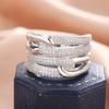 Interlocking Multi-layer Shining Zircon Ring Ladies, Fashion Party Jewelry Gifts