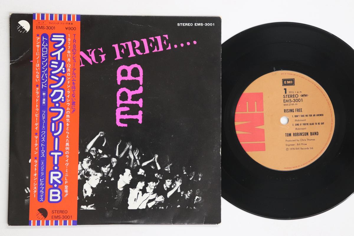 

7inch Record TOM ROBINSON BAND - Rising Free EMS3001 EMI 1978 Japan Obi Rock Used