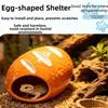 Cooling Bread Shaped Reptile Hideout Anti-slip Fish Spawning Cave Pet Habitat Cave  Reptile Cage