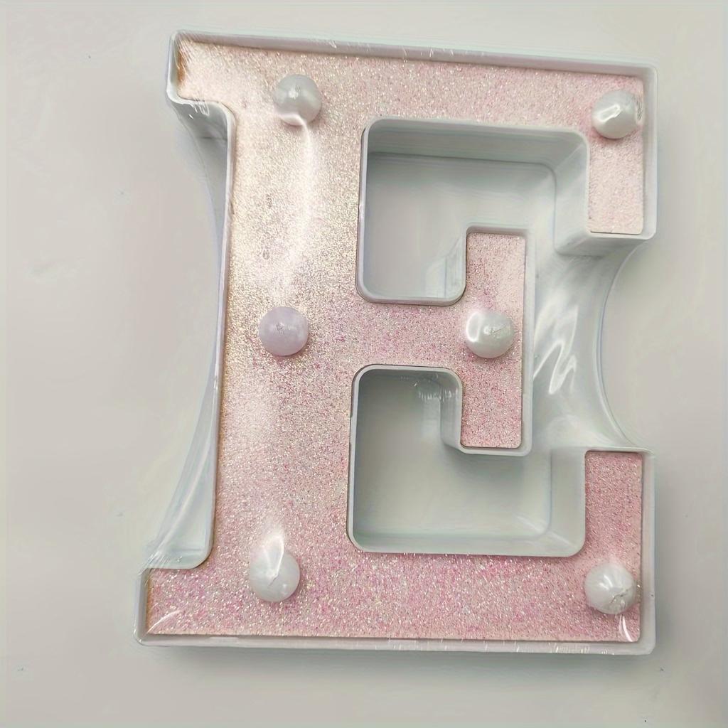 1pc Vibrant LED Lighting Letter - Battery Powered,Dimmable for Bedroom, Birthday Party, Wedding, Home, Christmas, and Eid Al-Adha Mubarak Decorations