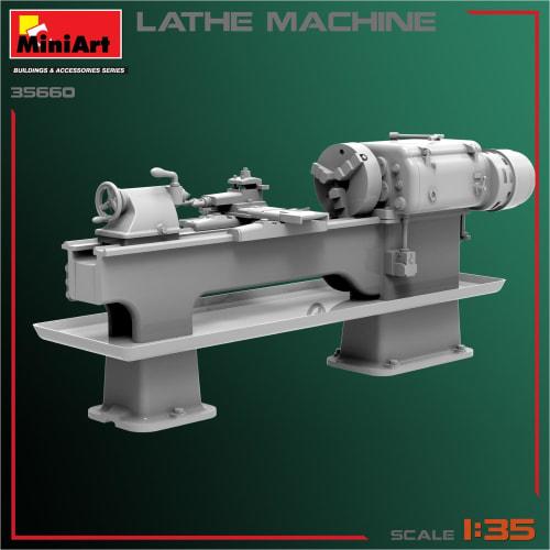 Miniart 1/35 Lathe Plastic Model MA35660