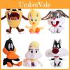 Bugs Bunny Teufel Lola Daffy Duck Plüschtiere Set aus 4 Weichen Puppen Cartoon Stofftiere Tolles Geschenk