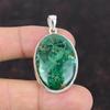 Cuprit Chrysokoll Anhänger Hochwertiger Edelstein Anhänger 925 Sterling Silber Anhänger Handgemacht Ethnischer Schmuck Anhänger als Geschenk Heilstein