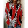 Women's Spring Summer Floral Print Tie Front Top, Casual Buttoned Drawstring Printed Blouse