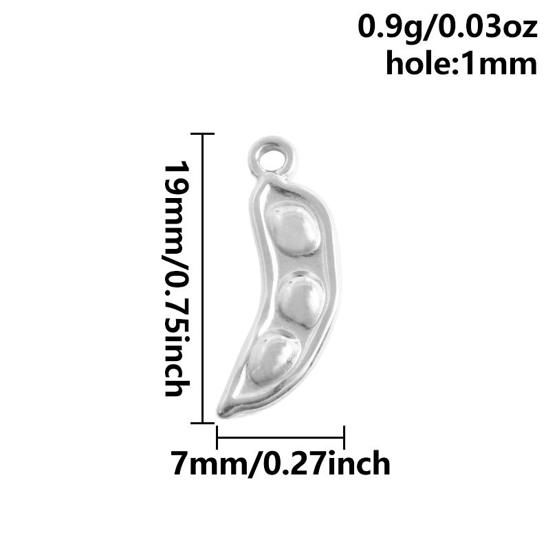 5pcs Kawaii Charm Flower Star Crab Stainless Steel Pendants For Jewelry Making Supplies Assorted Mini Charms In Bulk DIY Finding
