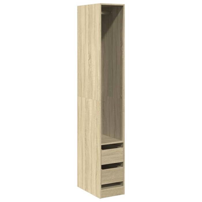 VidaXL Wardrobe Sonoma Oak 30x50x200 Cm Engineered Wood 3307740