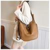 Women's Convertible PU Leather Backpack, Fashion Triangle Tote Bag, Multi-functional Casual Daypack