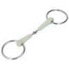 130mm Horse Mouth Snaffle with Chain Stainless Steel Horse Bit for Equestrian Training Equipment