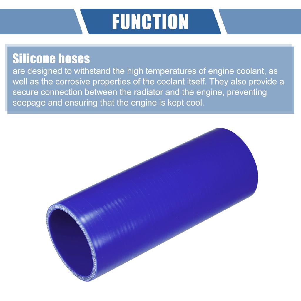 X AUTOHAUX Silicone Hose Straight Silicone Pipe Radiator Hose 1 Piece Inner Diameter 68mm