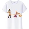 Blusa da Donna Cartone Animato Disney Kawaii Principessa Rapunzel T-shirt Estive Y2k Harajuku Coreane Abbigliamento Oversize Camicie da Ragazza