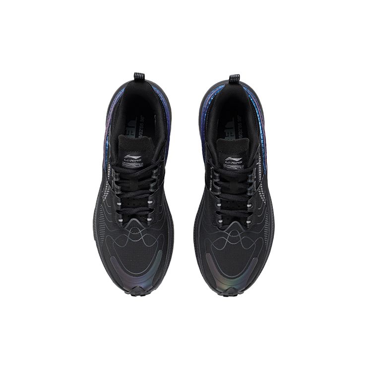 Li-Ning Starfire Premium Rebound Lightweight Sports Shock Absorption Non-Slip Wear-Resistant Low-Top Casual Shoes Women Casual Shoes Black AGLS004-3