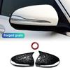 For Mercedes W205 W222 W213 W238 X205 X253 C217 W463 C253 W253 C S GLC E G-Class AMG Black Side Mirror Covers Adhesive Type