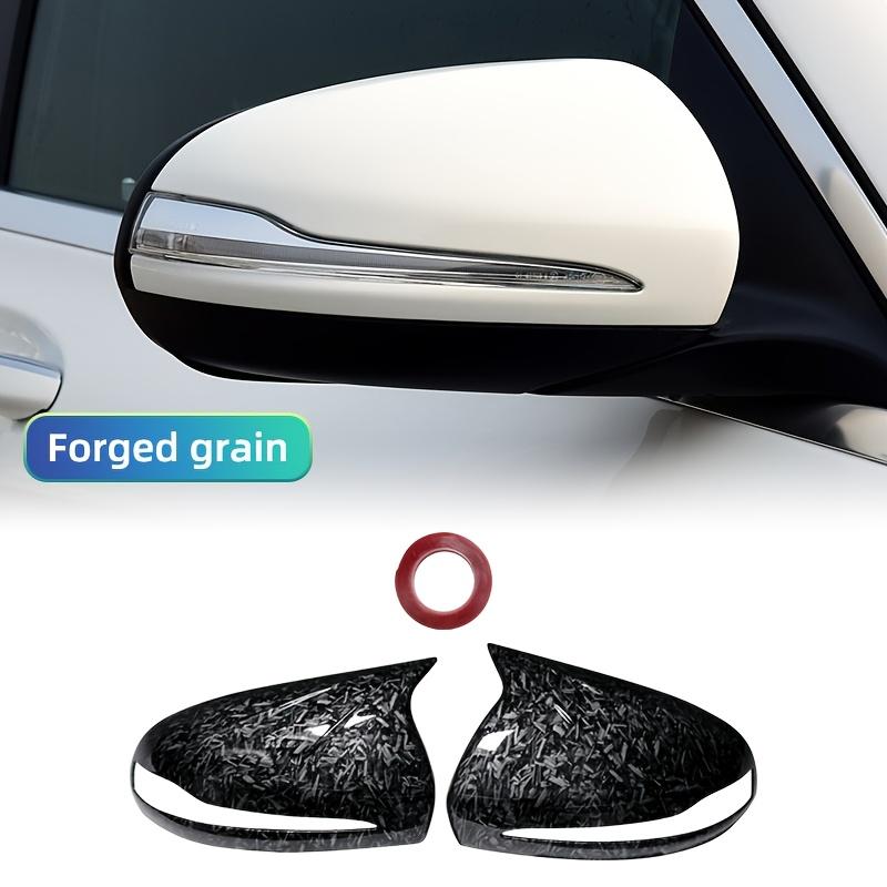 For Mercedes W205 W222 W213 W238 X205 X253 C217 W463 C253 W253 C S GLC E G-Class AMG Black Side Mirror Covers Adhesive Type