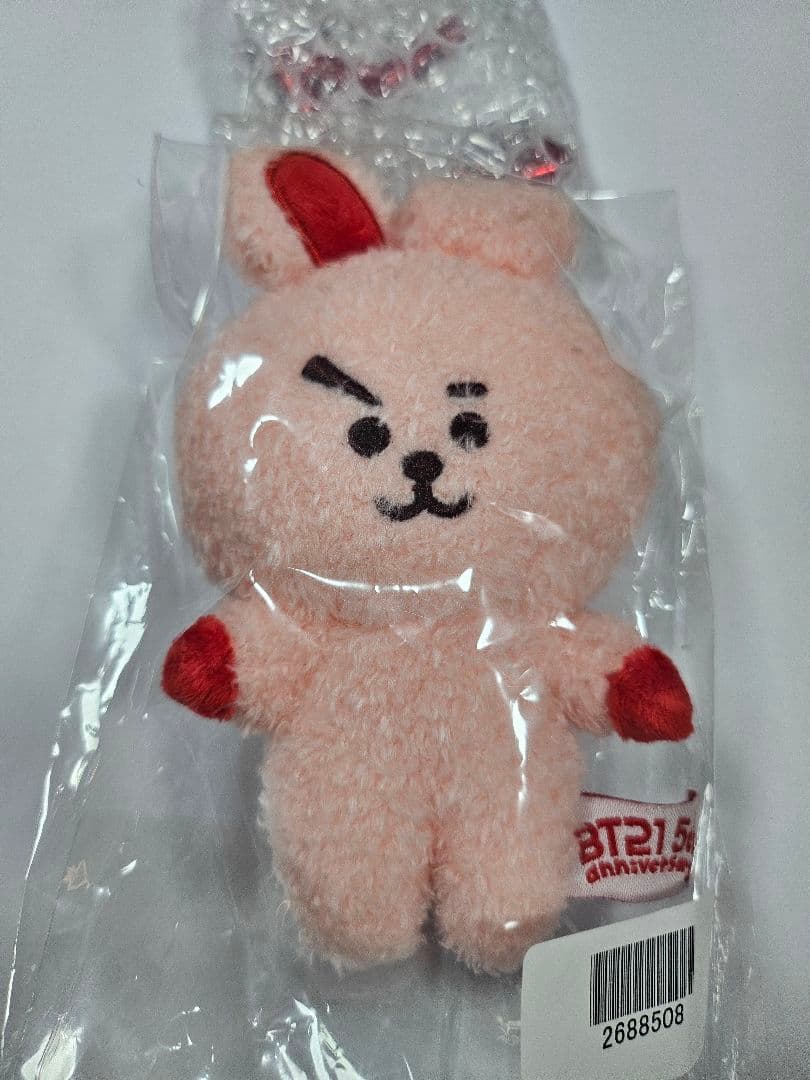 

[USED] BT21 COKKY 5th Anniversary Rainbow Color Mascot Red Bandai