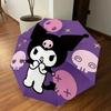 1PC Kuromi Skulls Umbrella-8-Rib Reinforced, Automatic Open, Lightweight & Durable, Cute Fashion Accessory for Outdoor-P2704