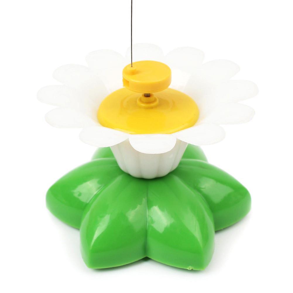 Automatyczna elektryczna obrotowa zabawka dla kota kolorowy motyl ptak kształt zwierzęcia plastikowe zabawne zwierzę pies kotek interaktywne zabawki szkoleniowe