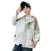 Boys Fashion Hooded Coat 2025 Spring and Autumn Children Handsome Parka Trench Coat