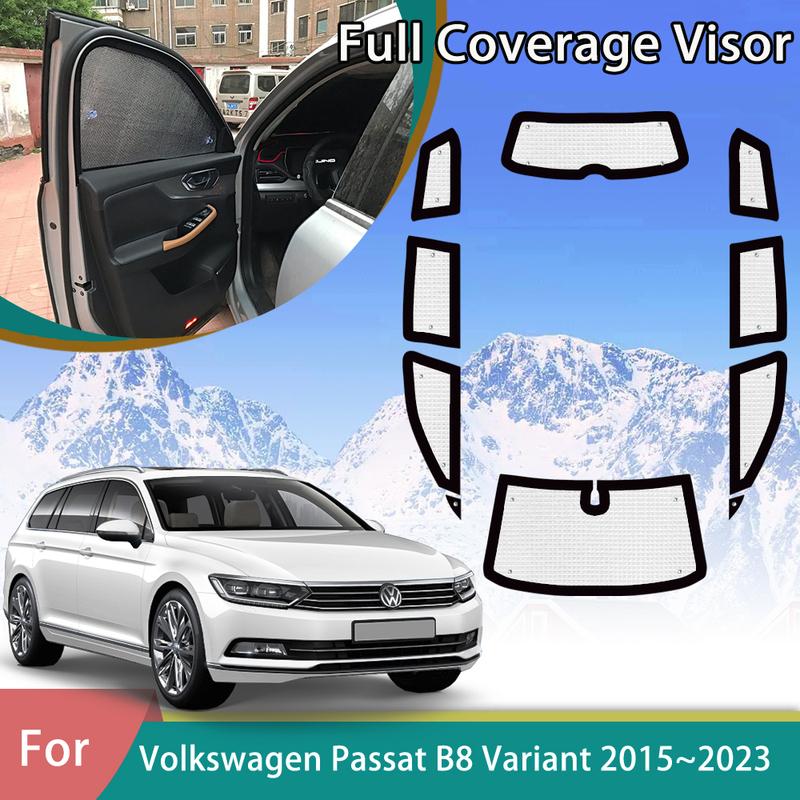 Tendalino Copertura Totale per Auto per Volkswagen VW Passat B8 GT Variant 2015~ Accessori Auto Protezione Finestrino Anti-UV Interno