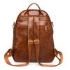 Women's backpack new trendy simple large capacity travel backpack PU vintage backpack