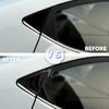 For Hyundai Elantra Avante Sedan 2011-2015 Car Rear Louver Window Side Shutter Cover Trim Sticker Vent Scoop ABS Carbon Fiber