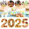 Charcuterie Boards Fillable Number Boxes Wood Charcuterie Board Number Serving Tray Charcuterie Display Tray for Desserts Fruits