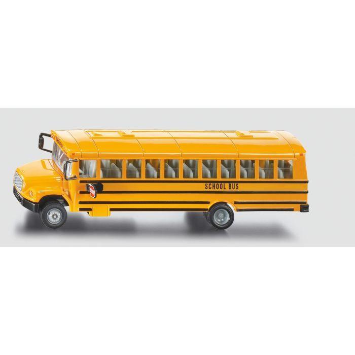 Véhicule Miniature - Bus Scolaire - SIKU - Mixte - Bleu - Jaune - Enfant - A Partir De 3 Ans