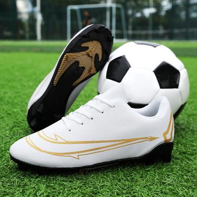 Douchuan Fußballschuhe mit langen Stollen Herren Low-Top Kunstrasen Schuhe mit kurzen Stollen Trainingsschuhe, Sportschuhe für junge Schüler