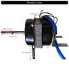60W Elektrolüftermotor Teil Doppellager Schreibtischlüftermotor Standlüftermotor Ersatz für 18P Standlüftergebrauch