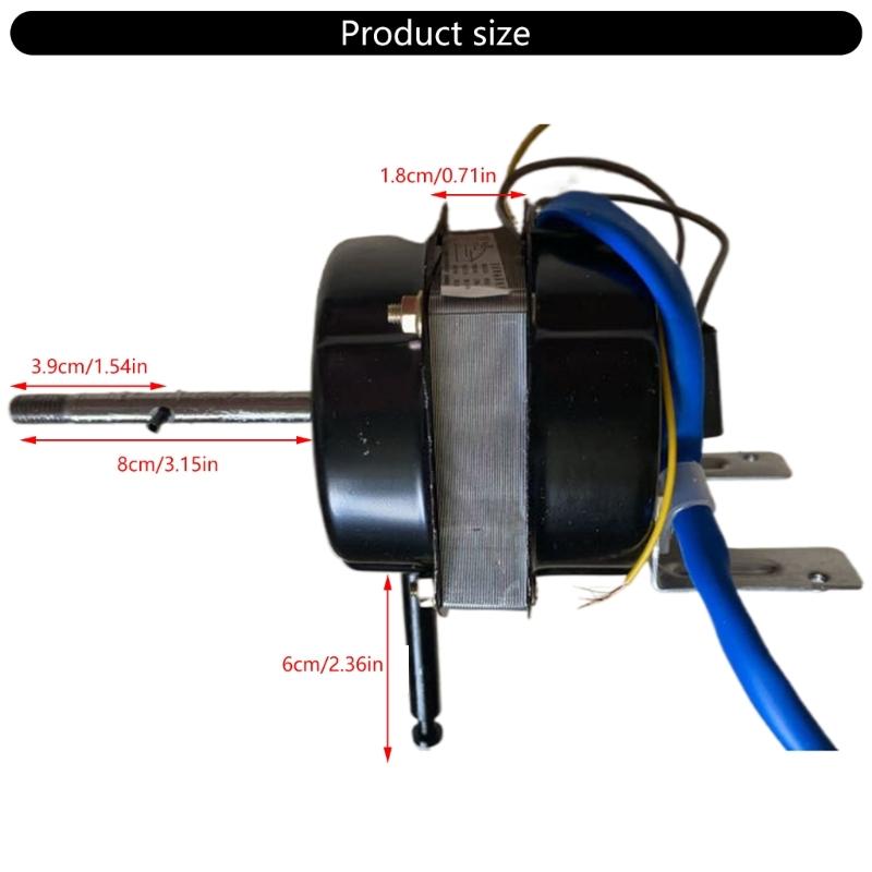 60W Elektrolüftermotor Teil Doppellager Schreibtischlüftermotor Standlüftermotor Ersatz für 18P Standlüftergebrauch