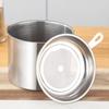 Contenitore Brocca in Acciaio Inossidabile per Olio con Filtro Lattina per Conservazione Olio da Cucina Gadget da Cucina per Conservazione Olio da Cucina Filtraggio