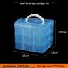 Transparent Multi-Layer Detachable Storage Box for Small Items and Lego Bricks