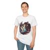 Devil Angel Fight Gothic Fantasy Axe Battle Unisex Softstyle T-Shirt