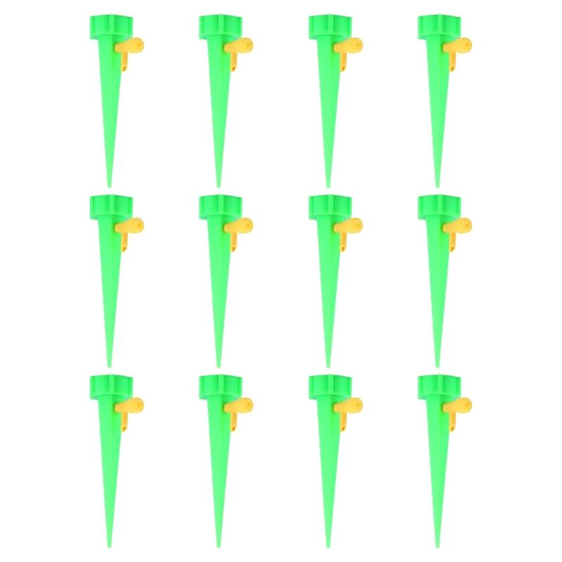Pack Of 12 Adjustable Drip Irrigation Tools For Simplified Watering Of Indoor And Outdoor Plant