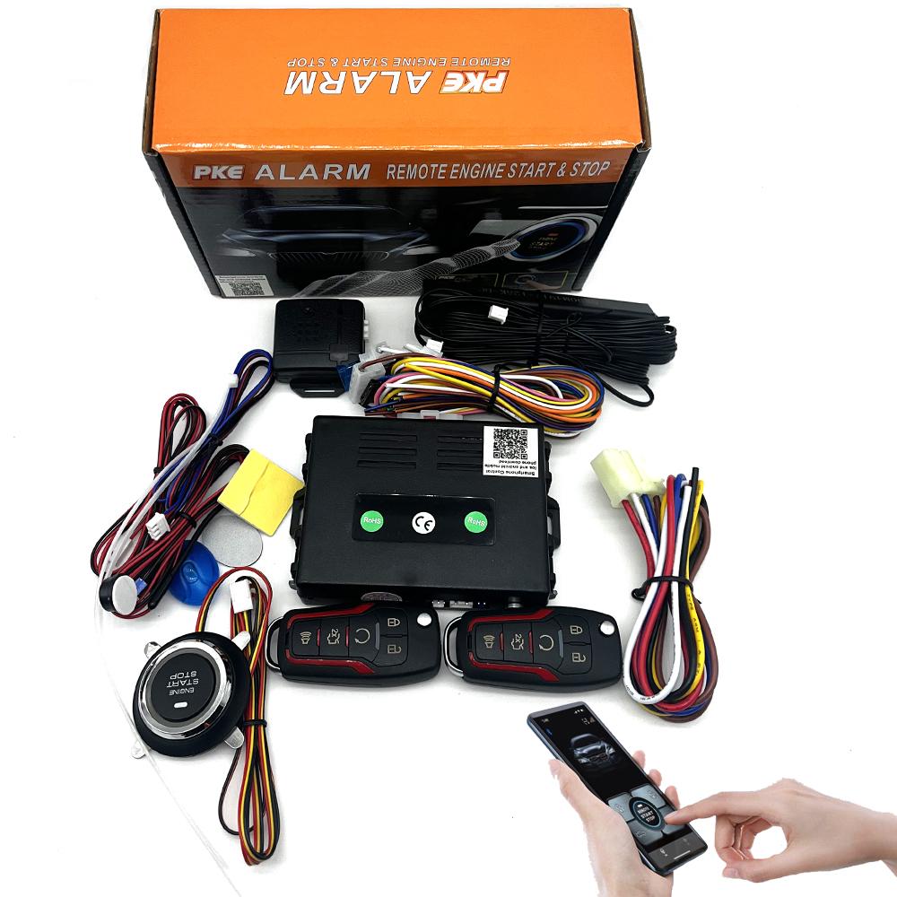 Bezkľúčový štart auta Systém centrálneho zamykania dverí, kompletná sada nakladacieho a štartovacieho systému diaľkový štart štart stop príslušenstvo