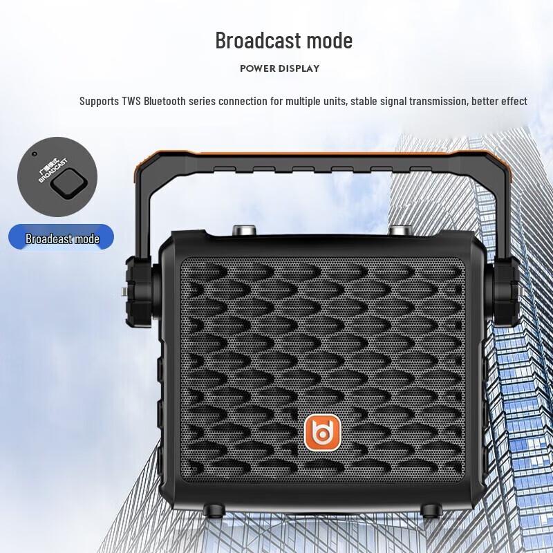 Bedee BD-0887S Portable Karaoke Bluetooth Speaker System CN Plug (adapter Included)